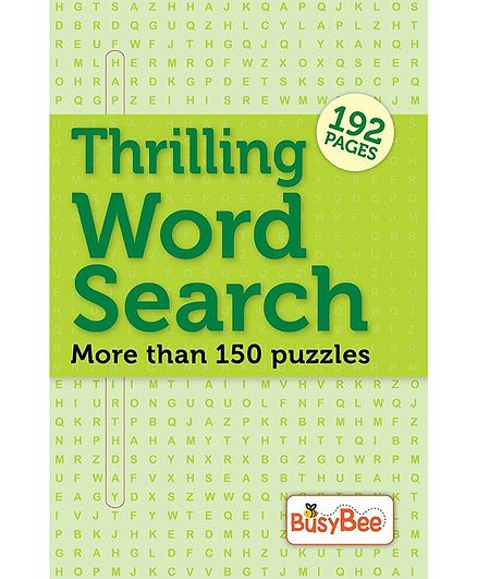 Thrilling Word Search Puzzle Book - English