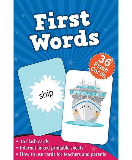 First Words Flash Cards Box - Pack of 36