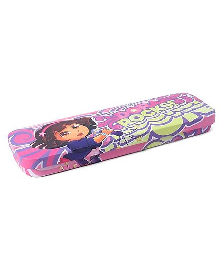 Dora Tin Pencil Box - Pink