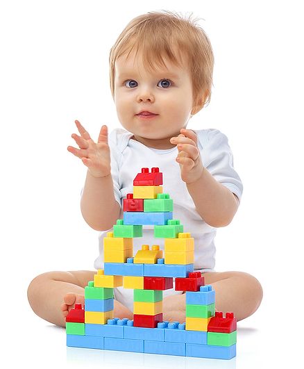 Babyhug Building Block Set Multicolor - 72 Pieces
