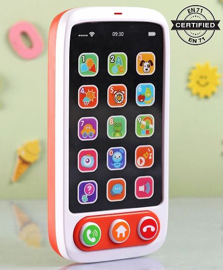 Babyhug Baby Touch Phone - White