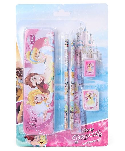 Disney Princess Stationery Set 5 Pieces - Blue