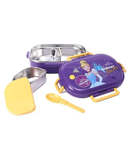 Disney Princess Lunch Box - Purple and Yellow