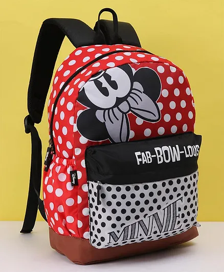 Disney Minnie Mouse and Friends School Bag Red- 17 Inches