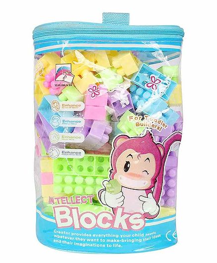 Planet of Toys Building Blocks Set Multicolour - 137 pieces