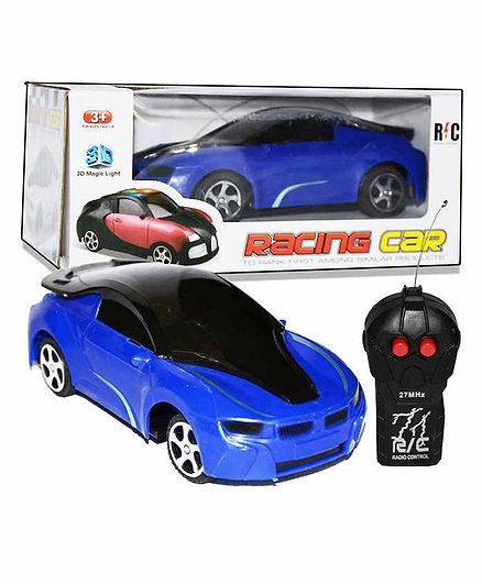 Planet of Toys 2 Channel Super RC Racing Car - Blue