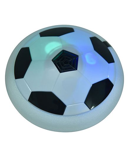Magic Pitara Air Football With LED Lights & Music - White & Black