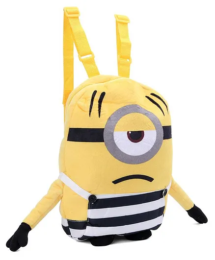 Minions Jailbreak Mel Plush Bag Yellow - 11 Inches
