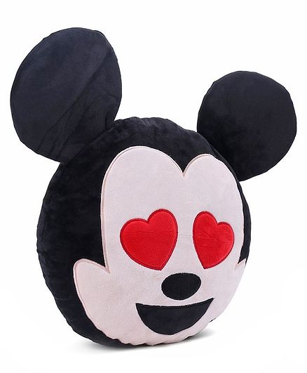 Mickey in Love Emoji Face Plush - 13 Inches