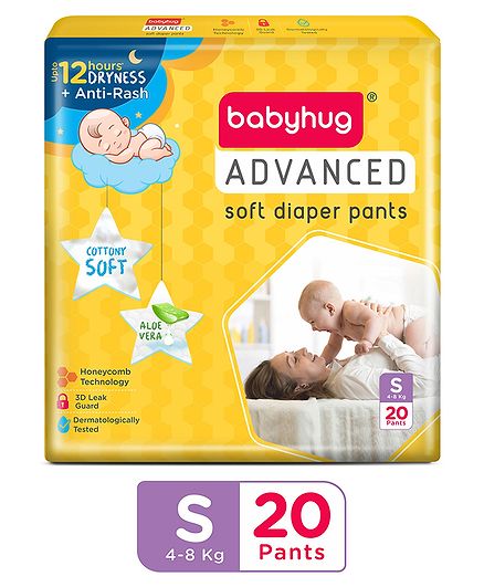 Babyhug Advanced Pant Style Diapers Small - 20 Pieces