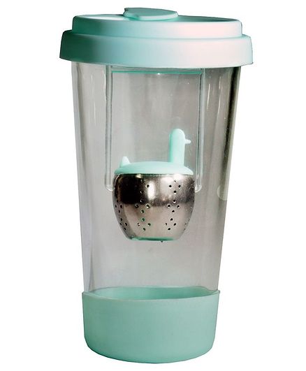 EZ Life Chic Tea Infuser Travel Cup Green - 350 ml