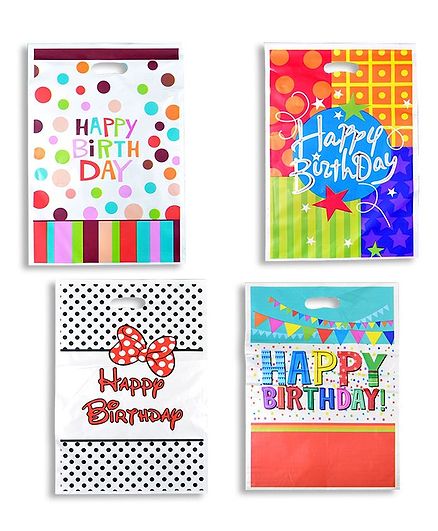 EZ Life 4 Pack Loot Bags Multicolor - 40 Bags (Design & Color May Vary)