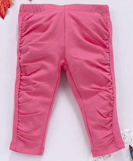 OVS Full Length Solid Leggings - Pink