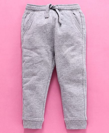 OVS Solid Full Length Lounge Pants - Grey