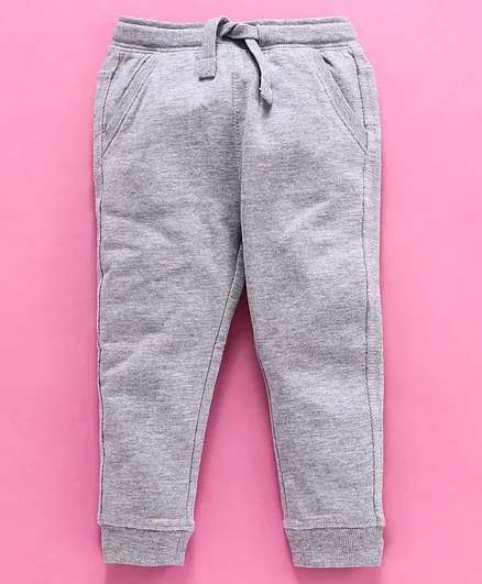 OVS Solid Full Length Lounge Pants - Grey