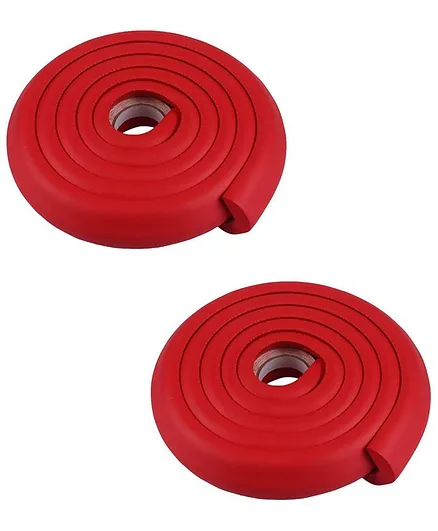 Syga Safety Strip Furniture Edge Cushion Cover Pack Of 2 - Red