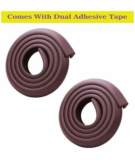 Syga Safety Strip Furniture Edge Cushion Cover Pack Of 2 - Brown