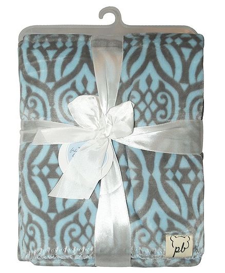 Piccolo Bambino Super Soft Stroller Blanket - Blue