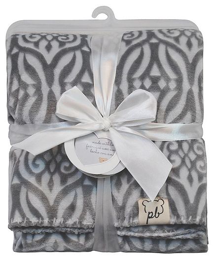 Piccolo Bambino Stroller Baby Blanket - Grey