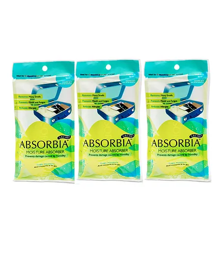 Absorbia Moisture Absorber Sachets Pack of 3 - White