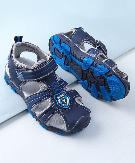 Cute Walk by Babyhug Sandals With Velcro Closure - Blue