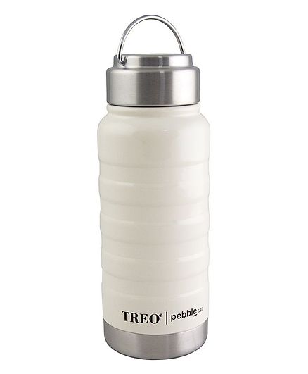 TREO By Milton Pebble Insulated Hot & Cold Bottle White - 530 ml