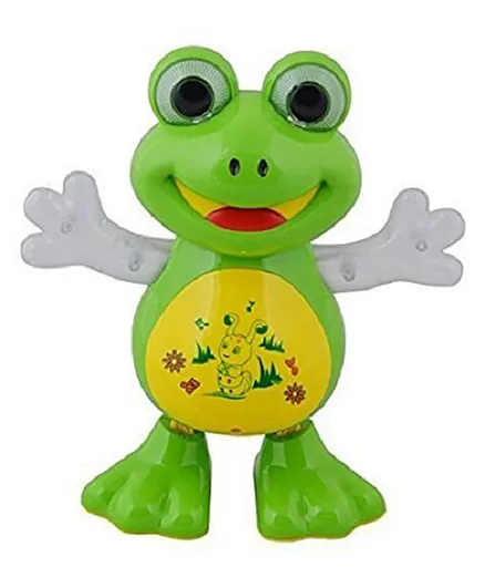 FunBlast Dancing Frog Toy Green - Height 17 cm