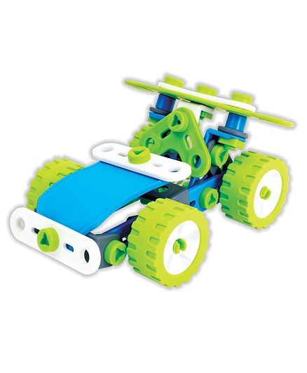 Enginero Plastic Construction Set Level 2 Blue & Green - 81 Pieces