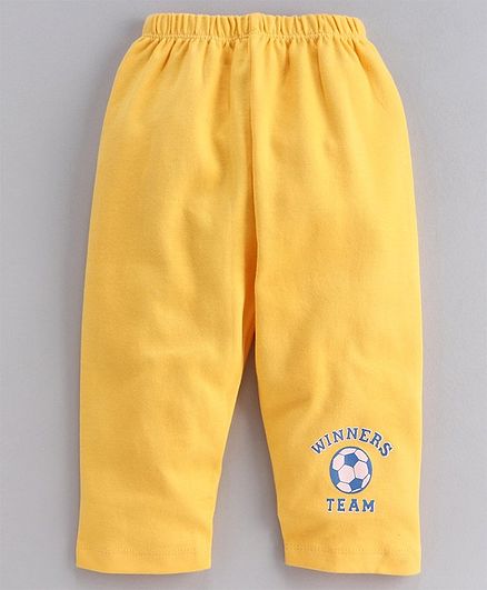 Tango Full Length Lounge Pant Winners Team Print - Yellow