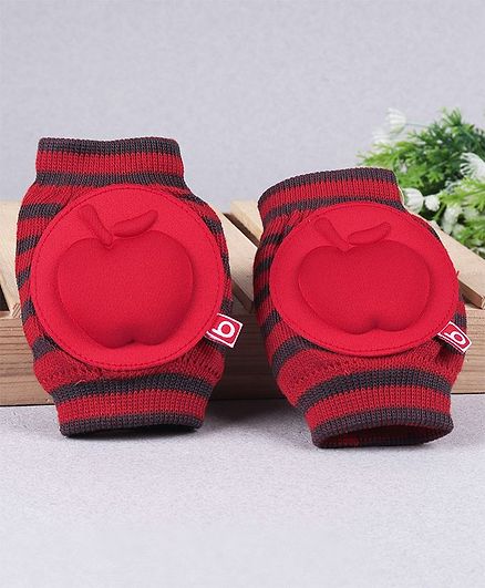 Babyhug Elbow & Knee Protection Pads Apple Design - Red