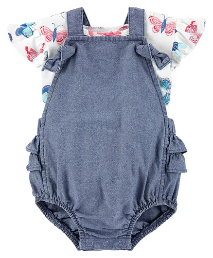 Carter's 2-Piece Sunsuit Coverall Set - Blue