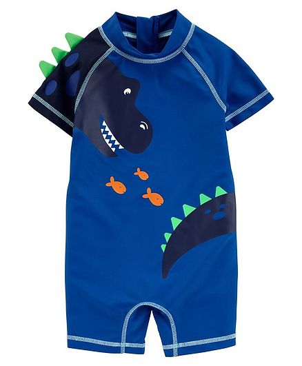 Carter's 1-Piece Dinosaur Rashguard - Blue