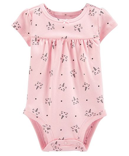 Carter's Cat Unicorn Bodysuit - Pink