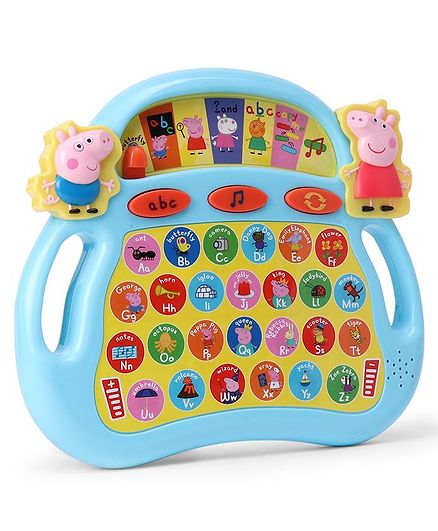 Peppa Pig Laugh & Learn Alphaphonics Tablet - Blue