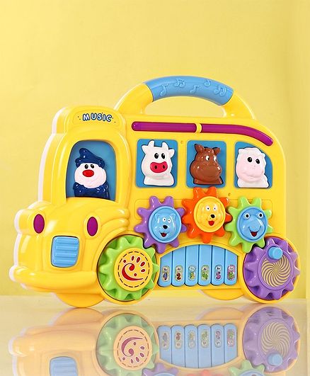 Car Shaped Piano - yellow