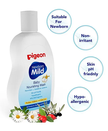 Pigeon Mild Baby Nourishing Wash - 200 ml