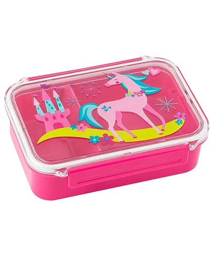 Stephen Joseph Bento Lunch Box Unicorn Print - Pink