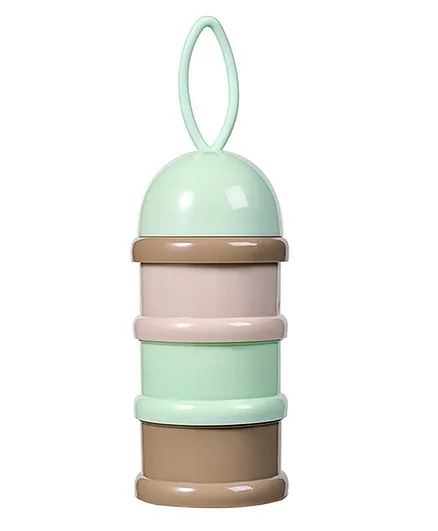 Syga 3 Layer Multi-Purpose Milk Powder & Food Storage Container - Green