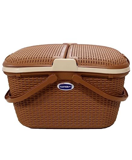 Kuchicoo Hamlock Basket - Dark Brown