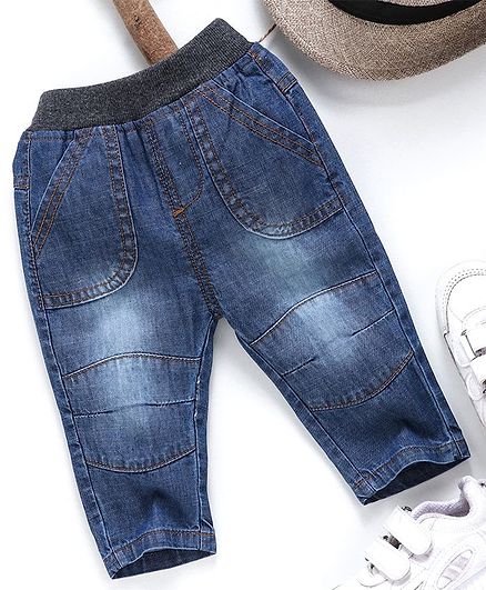 Kookie Kids Full Length Jogger Jeans - Blue