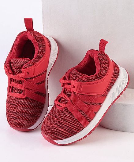 Cute Walk by Babyhug Sports Shoes - Red