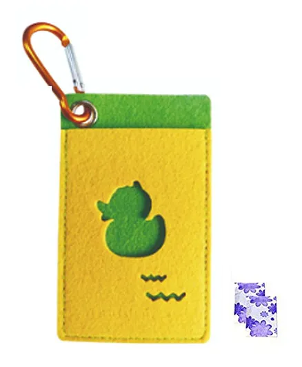 Safe-O-Kid Mosquito Repellent Pouch Duck Design With Two Refills - Yellow