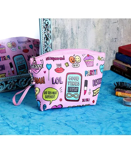 Quirky Monkey Multipurpose Pouch - Multicolor