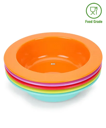 Babyhug 180 ml Feeding Bowls Set of 5 - Multicolor