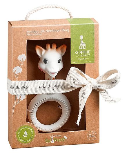 Sophie la Girafe So’pure Ring teether - White