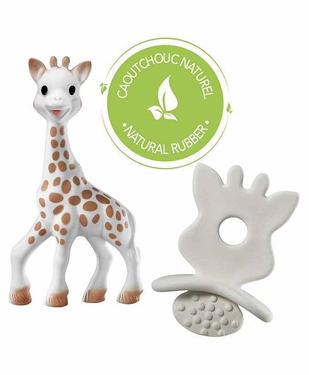 Sophie la Girafe So’pure Teether & Chewing Rubber - White
