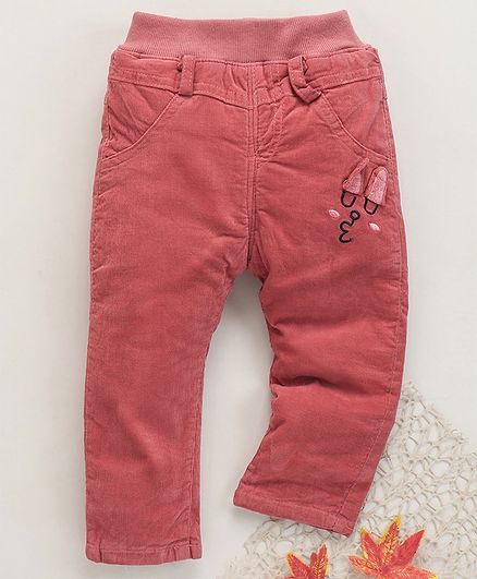 Kookie Kids Full Length Trousers - Light Red