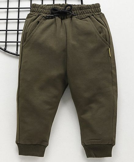 .Meng Wa Full Length Solid Color Lounge Pant - Green