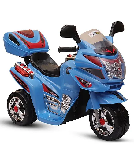GetBest Three-t Battery Operated Ride on Scooter for Kids - Blue