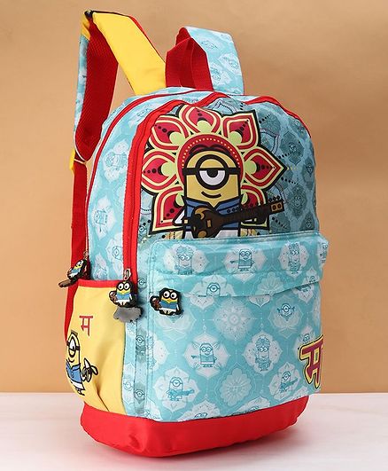 Minions Masala School Bag Blue - 19 Inches